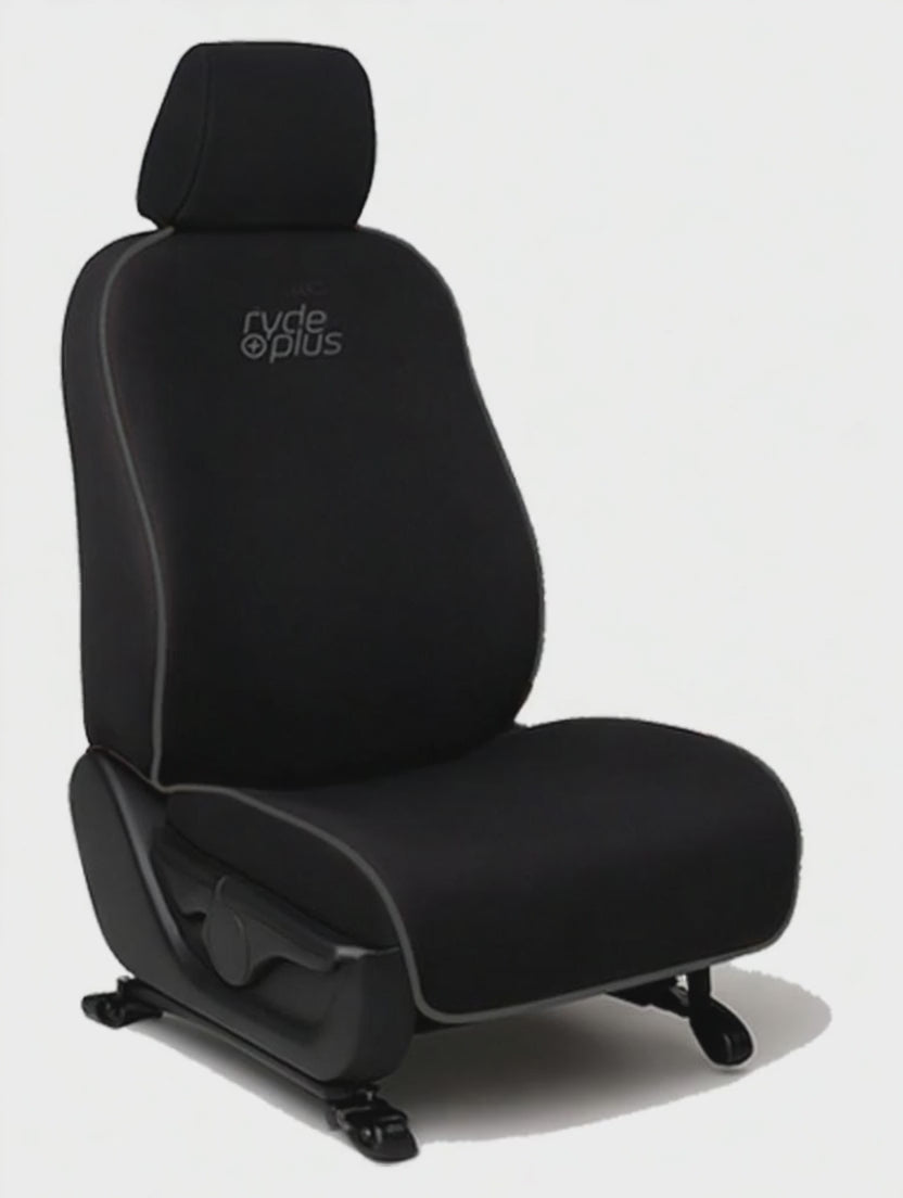 Easy Installation, Simple to install and remove within seconds.
Secure Fit, Features an adjustable elastic strap with a buckle to secure around the seat back.
Universal Fit, Suitable for most cars and vans.
Material, Made of durable Neoprene (wetsuit material) with anti-slip backing for a perfect fit
Material Thickness: 3.5mm Neoprene material
Protection: Water resistant material that car seats against water, sweat, and dirt.
Soft, comfortable,