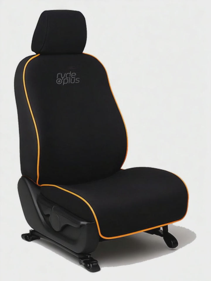 Easy Installation, Simple to install and remove within seconds.
Secure Fit, Features an adjustable elastic strap with a buckle to secure around the seat back.
Universal Fit, Suitable for most cars and vans.
Material, Made of durable Neoprene (wetsuit material) with anti-slip backing for a perfect fit
Material Thickness: 3.5mm Neoprene material
Protection: Water resistant material that car seats against water, sweat, and dirt.
Soft, comfortable,