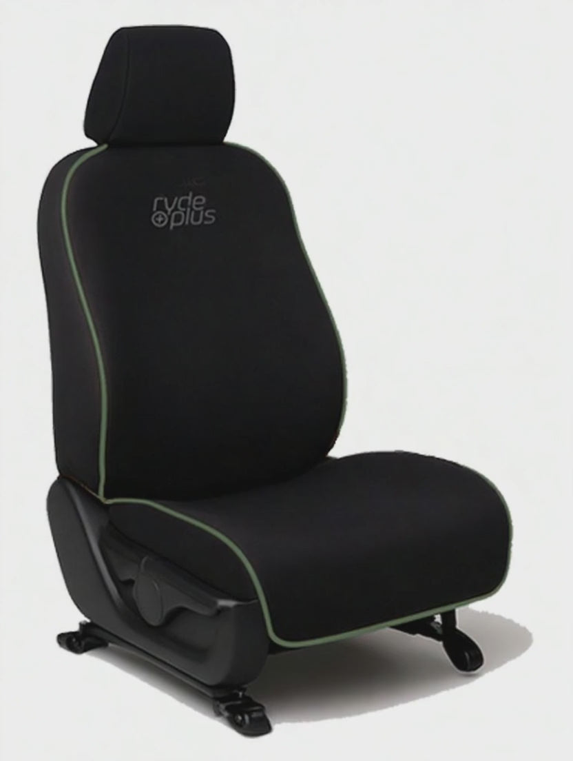 Easy Installation, Simple to install and remove within seconds.
Secure Fit, Features an adjustable elastic strap with a buckle to secure around the seat back.
Universal Fit, Suitable for most cars and vans.
Material, Made of durable Neoprene (wetsuit material) with anti-slip backing for a perfect fit
Material Thickness: 3.5mm Neoprene material
Protection: Water resistant material that car seats against water, sweat, and dirt.
Soft, comfortable,